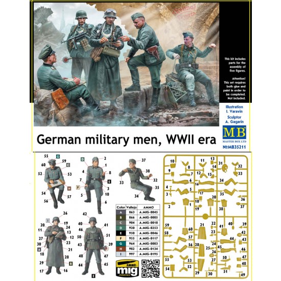 1/35 WWII German Military Men 1/35 WWII German Military Men