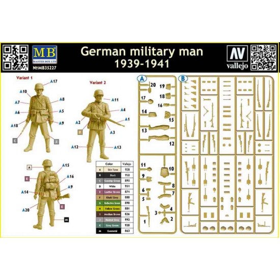 1/35 WWII German Military Man 1939-1941 1/35 WWII German Military Man 1939-1941