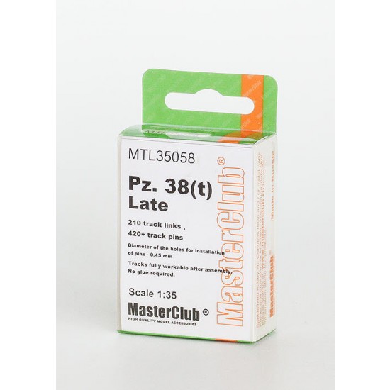 1/35 Metal Tracks for Pz.38(t) Late Type 1/35 Metal Tracks for Pz.38(t) Late Type
