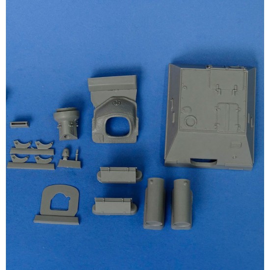 1/35 Su-76I Conversion set for Dragon/Zvezda/Tamiya kits 1/35 Su-76I Conversion set for Dragon/Zvezda/Tamiya kits