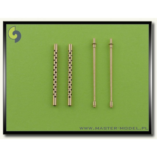 1/32 Browning M2 Aircraft .50 Caliber (12.7mm) Barrels (2pcs) 1/32 Browning M2 Aircraft .50 Caliber (12.7mm) Barrels (2pcs)