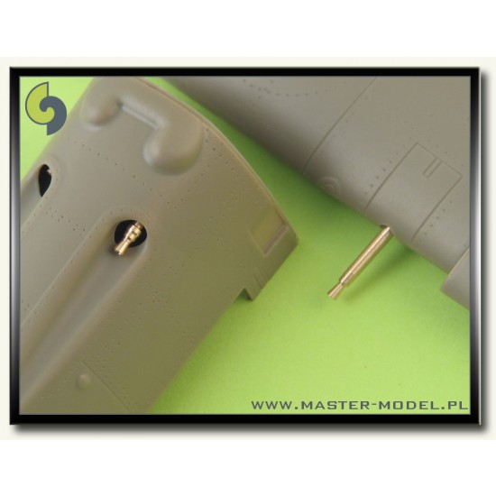 1/32 Bf 109 E3 - E9, T Armament Set (MG 17 Tips,MG FF Barrels) 1/32 Bf 109 E3 - E9, T Armament Set (MG 17 Tips,MG FF Barrels)
