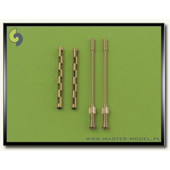1/32 British Mk 2 Browning .303 Caliber 7,7mm W/Flash Hider 2pcs 1/32 British Mk 2 Browning .303 Caliber 7,7mm W/Flash Hider 2pcs