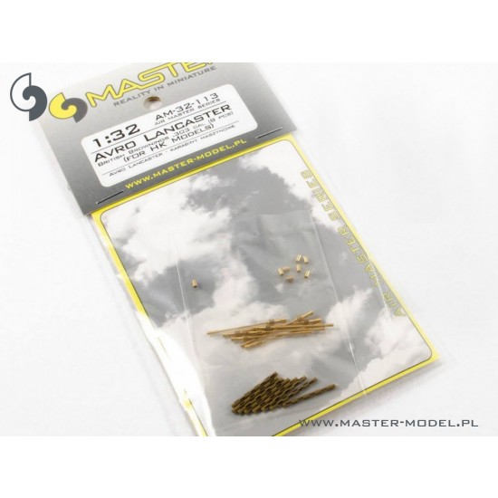 1/32 British Avro Lancaster Brownings .303 Cal Set (8pcs) for HK Models 1/32 British Avro Lancaster Brownings .303 Cal Set (8pcs) for HK Models
