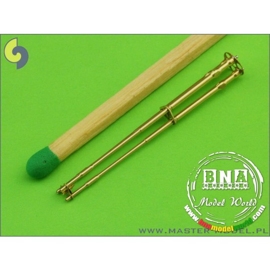 1/48 M197 3-Barrelled Rotary 20mm Cannon - Turned Barrels w/Etched Barrel Clamps 1/48 M197 3-Barrelled Rotary 20mm Cannon - Turned Barrels w/Etched Barrel Clamps