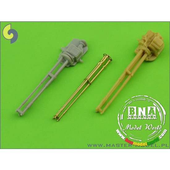 1/48 M197 3-Barrelled Rotary 20mm Cannon - Turned Barrels w/Etched Barrel Clamps 1/48 M197 3-Barrelled Rotary 20mm Cannon - Turned Barrels w/Etched Barrel Clamps