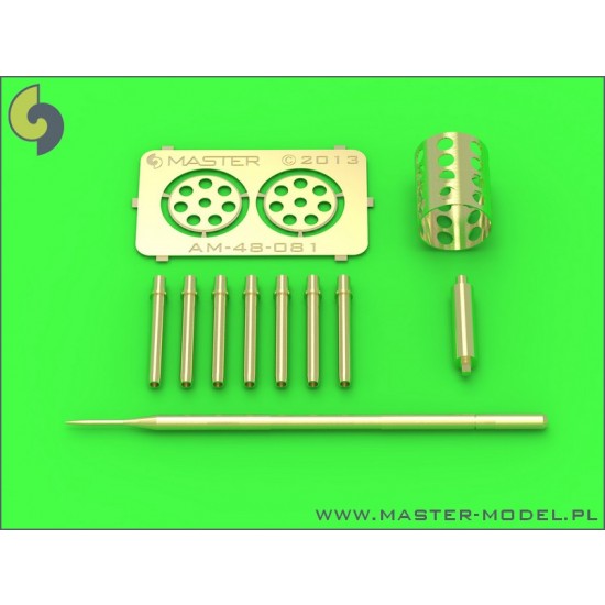 1/48 Fairchild A-10 Thunderbolt II GAU-8 Avenger Gun Tip and Pitot Tube 1/48 Fairchild A-10 Thunderbolt II GAU-8 Avenger Gun Tip and Pitot Tube