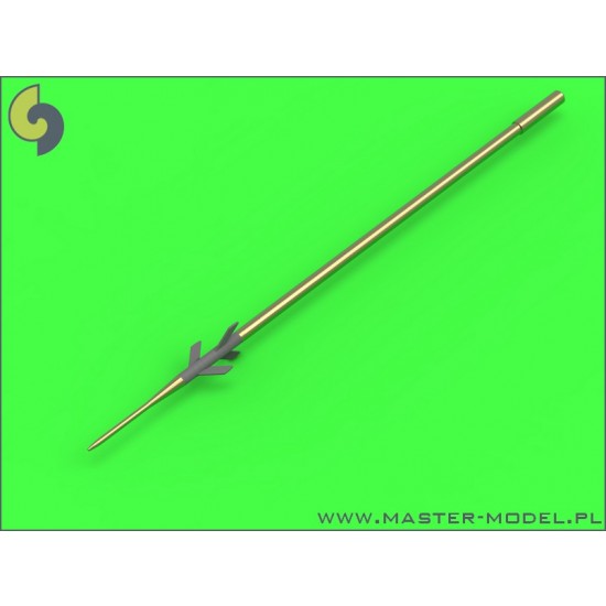 1/48 Soviet Sukhoi Su-9 Fishpot / Su-11 Fishpot-C Pitot Tubes and Missile Rails Heads 1/48 Soviet Sukhoi Su-9 Fishpot / Su-11 Fishpot-C Pitot Tubes and Missile Rails Heads