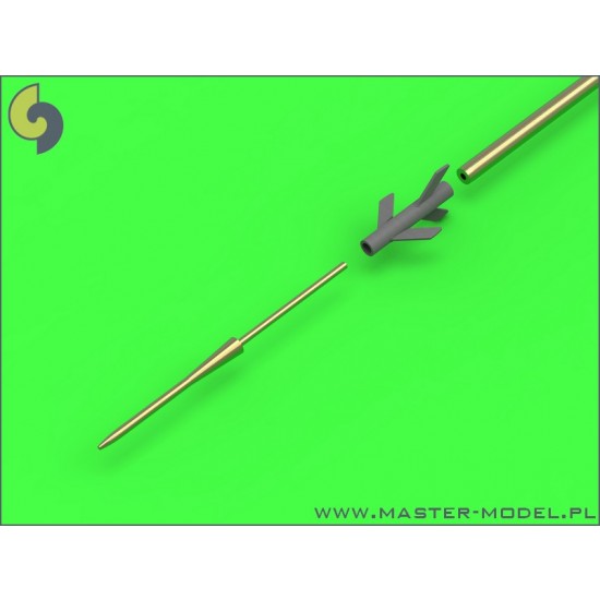 1/48 Soviet Sukhoi Su-9 Fishpot / Su-11 Fishpot-C Pitot Tubes and Missile Rails Heads 1/48 Soviet Sukhoi Su-9 Fishpot / Su-11 Fishpot-C Pitot Tubes and Missile Rails Heads