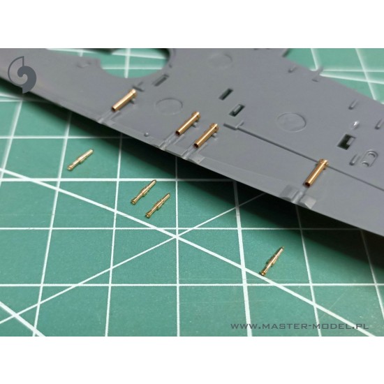 1/48 Spitfire Mk.I Early Browning .303 w/Flash Hider Barrel Tips & Gunsight for Eduard 1/48 Spitfire Mk.I Early Browning .303 w/Flash Hider Barrel Tips & Gunsight for Eduard