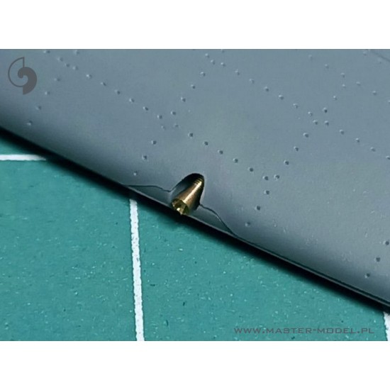 1/48 Spitfire Mk.I Early Browning .303 w/Flash Hider Barrel Tips & Gunsight for Eduard 1/48 Spitfire Mk.I Early Browning .303 w/Flash Hider Barrel Tips & Gunsight for Eduard