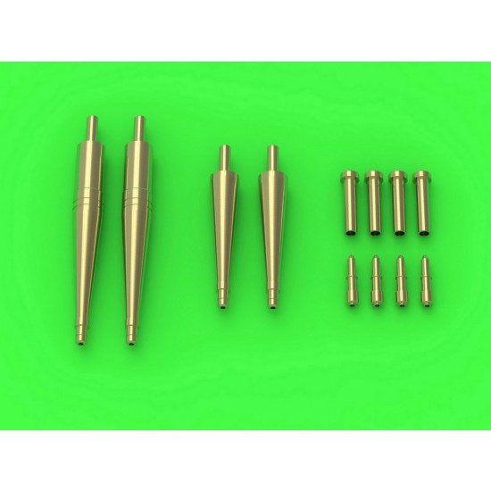 1/48 Spitfire Mk.Vc Hispano 20mm Cannons wFairings & Browning .303 Barrel Tips for Eduard 1/48 Spitfire Mk.Vc Hispano 20mm Cannons wFairings & Browning .303 Barrel Tips for Eduard