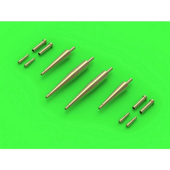 1/48 Spitfire Mk.Vc Hispano 20mm Cannons wFairings & Browning .303 Barrel Tips for Eduard 1/48 Spitfire Mk.Vc Hispano 20mm Cannons wFairings & Browning .303 Barrel Tips for Eduard