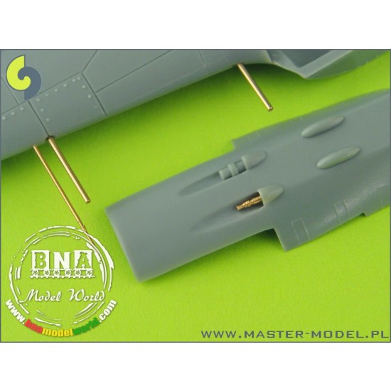 1/72 Fw 190 A6 Armament Set (MG 17,MG 151 Barrel Tips) & Pitot Tube 1/72 Fw 190 A6 Armament Set (MG 17,MG 151 Barrel Tips) & Pitot Tube