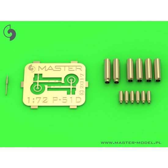 1/72 P-51D Mustang Armament & Gunsight Detail Set 1/72 P-51D Mustang Armament & Gunsight Detail Set