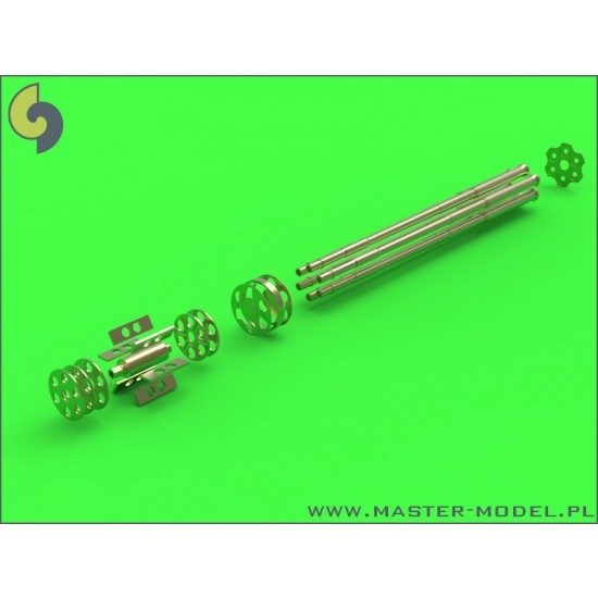1/35 M61 A1 Vulcan - Six-barrelled rotary 20mm Cannon - Turned Barrels with etched clamps 1/35 M61 A1 Vulcan - Six-barrelled rotary 20mm Cannon - Turned Barrels with etched clamps
