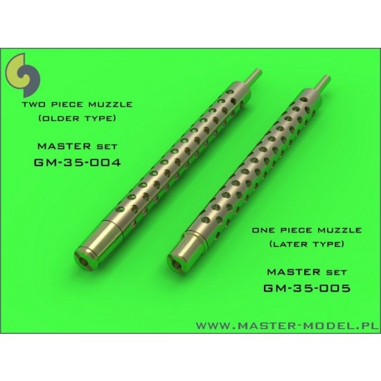 1/35 Barrels for Browning M1919 .30 Cal - Two Piece Muzzle of Conical Shape (2pcs) 1/35 Barrels for Browning M1919 .30 Cal - Two Piece Muzzle of Conical Shape (2pcs)