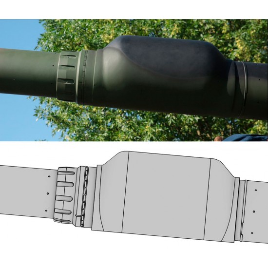 1/35 K2 Black Panther - Hyundai WIA CN08 120mm 55cal Gun Barrel for Academy kit 1/35 K2 Black Panther - Hyundai WIA CN08 120mm 55cal Gun Barrel for Academy kit