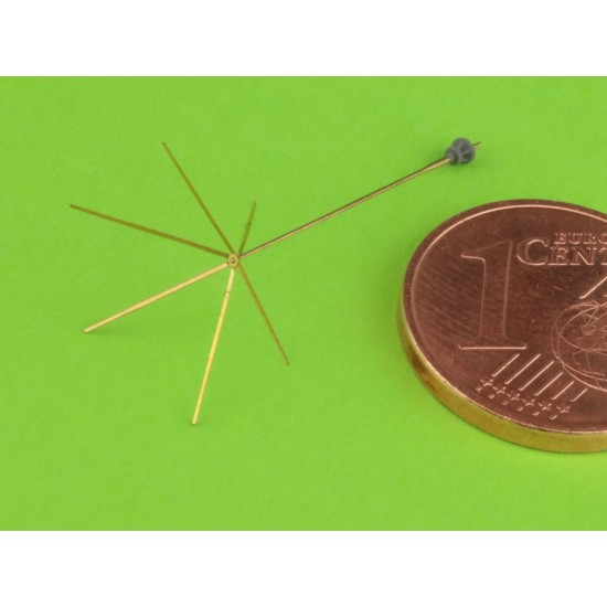 1/72 WWII German 1.8m Star Antenna for Command Tanks (1pc) 1/72 WWII German 1.8m Star Antenna for Command Tanks (1pc)