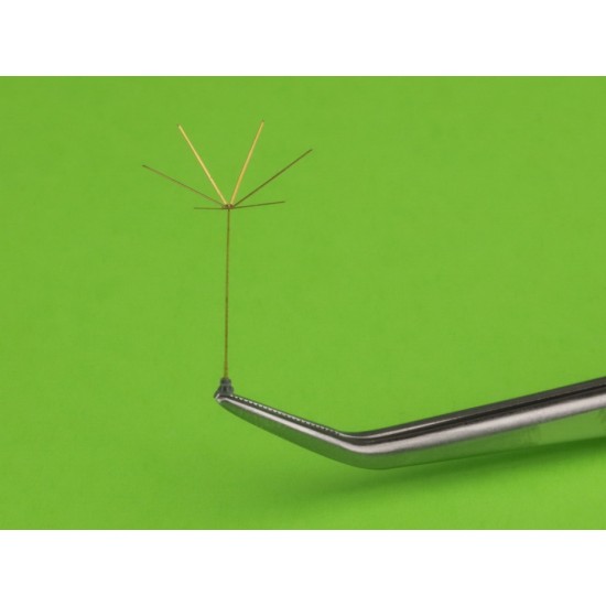 1/72 WWII German 1.8m Star Antenna for Command Tanks (1pc) 1/72 WWII German 1.8m Star Antenna for Command Tanks (1pc)
