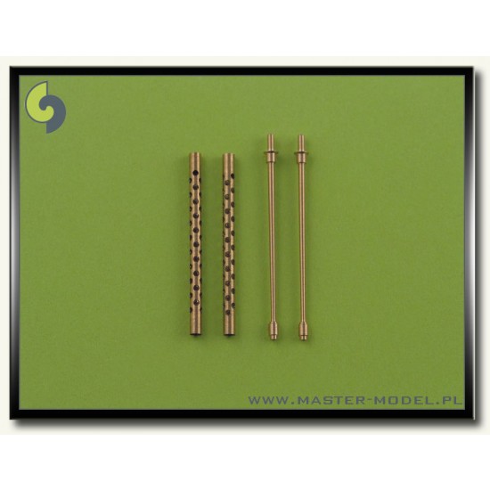 1/35 Browning M2 Aircraft .50 Caliber (12.7mm) Barrels (2pcs) 1/35 Browning M2 Aircraft .50 Caliber (12.7mm) Barrels (2pcs)
