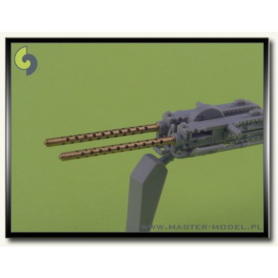 1/35 Browning M2 Aircraft .50 Caliber (12.7mm) Barrels (2pcs) 1/35 Browning M2 Aircraft .50 Caliber (12.7mm) Barrels (2pcs)