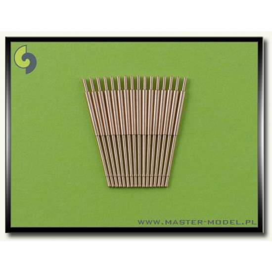 1/350 German 10,5cm (4.1in) SKC/33 Barrels - Early Type (16pcs) 1/350 German 10,5cm (4.1in) SKC/33 Barrels - Early Type (16pcs)