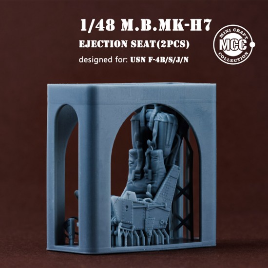 1/48 USN F-4 Phantom M.B MK.H7 Ejection Seats - Navy Type (2pcs) 1/48 USN F-4 Phantom M.B MK.H7 Ejection Seats - Navy Type (2pcs)