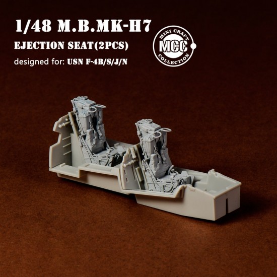 1/48 USN F-4 Phantom M.B MK.H7 Ejection Seats - Navy Type (2pcs) 1/48 USN F-4 Phantom M.B MK.H7 Ejection Seats - Navy Type (2pcs)