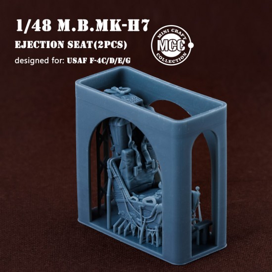 1/48 USAF F-4 Phantom M.B MK.H7 Ejection Seats - Air Force Type (2pcs) 1/48 USAF F-4 Phantom M.B MK.H7 Ejection Seats - Air Force Type (2pcs)