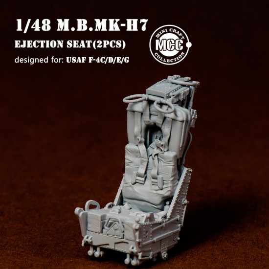 1/48 USAF F-4 Phantom M.B MK.H7 Ejection Seats - Air Force Type (2pcs) 1/48 USAF F-4 Phantom M.B MK.H7 Ejection Seats - Air Force Type (2pcs)