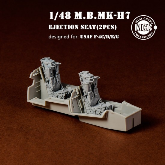 1/48 USAF F-4 Phantom M.B MK.H7 Ejection Seats - Air Force Type (2pcs) 1/48 USAF F-4 Phantom M.B MK.H7 Ejection Seats - Air Force Type (2pcs)