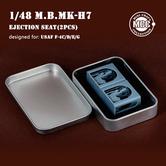 1/48 USAF F-4 Phantom M.B MK.H7 Ejection Seats - Air Force Type (2pcs) 1/48 USAF F-4 Phantom M.B MK.H7 Ejection Seats - Air Force Type (2pcs)