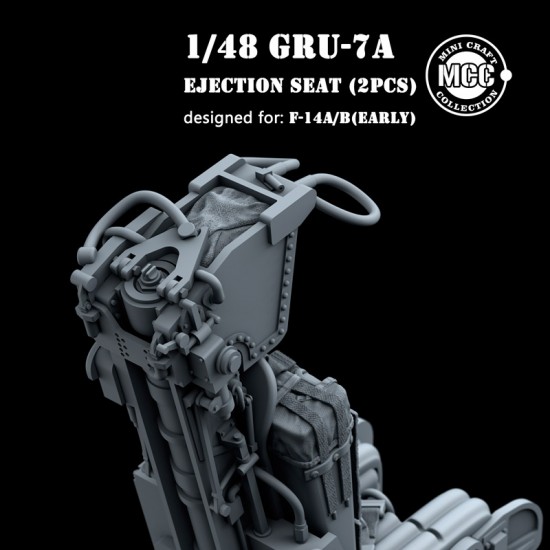 1/48 USN F-14A/B Tomcat (early) GRU-7A Ejection Seats (2pcs) 1/48 USN F-14A/B Tomcat (early) GRU-7A Ejection Seats (2pcs)