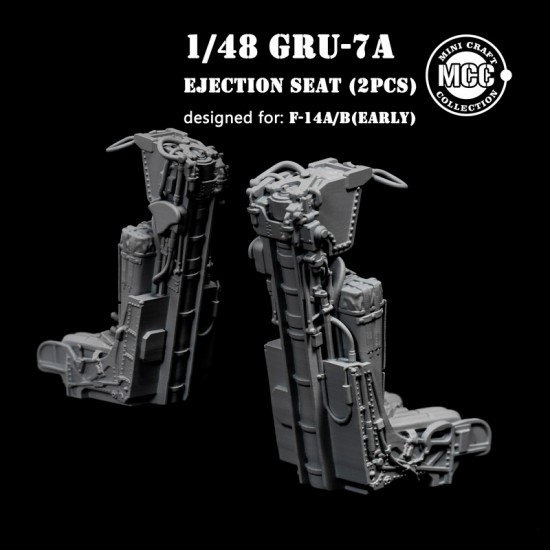 1/48 USN F-14A/B Tomcat (early) GRU-7A Ejection Seats (2pcs) 1/48 USN F-14A/B Tomcat (early) GRU-7A Ejection Seats (2pcs)
