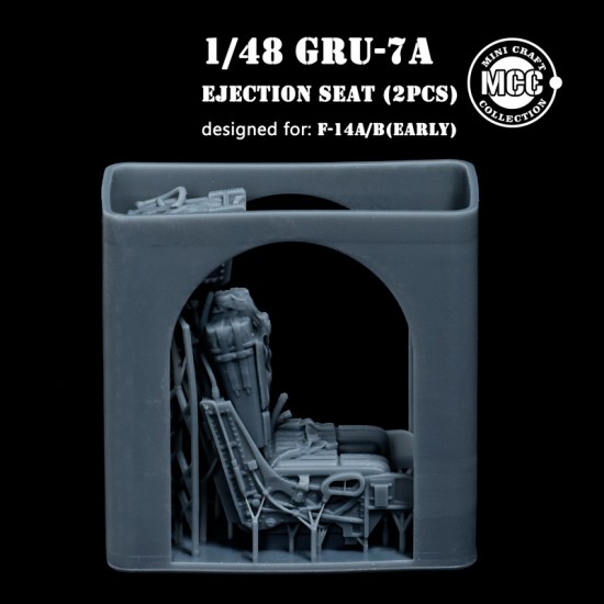 1/48 USN F-14A/B Tomcat (early) GRU-7A Ejection Seats (2pcs) 1/48 USN F-14A/B Tomcat (early) GRU-7A Ejection Seats (2pcs)