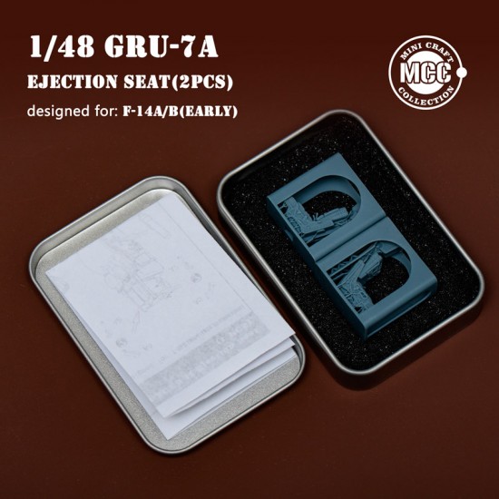 1/48 USN F-14A/B Tomcat (early) GRU-7A Ejection Seats (2pcs) 1/48 USN F-14A/B Tomcat (early) GRU-7A Ejection Seats (2pcs)