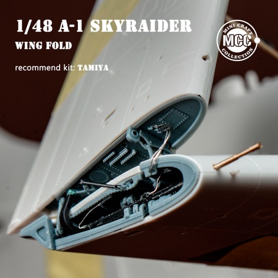 1/48 A-1 Skyraider Wing Fold w/Metal Gun Barrels for Tamiya kits 1/48 A-1 Skyraider Wing Fold w/Metal Gun Barrels for Tamiya kits