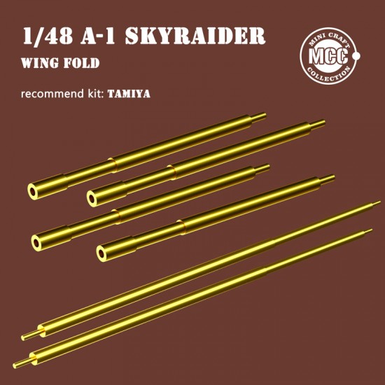 1/48 A-1 Skyraider Wing Fold w/Metal Gun Barrels for Tamiya kits 1/48 A-1 Skyraider Wing Fold w/Metal Gun Barrels for Tamiya kits