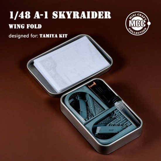 1/48 A-1 Skyraider Wing Fold w/Metal Gun Barrels for Tamiya kits 1/48 A-1 Skyraider Wing Fold w/Metal Gun Barrels for Tamiya kits