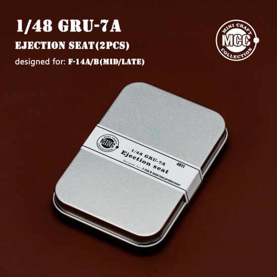 1/48 GRU-7A Ejection Seats for F-14A/B Mid/Late (2pcs) 1/48 GRU-7A Ejection Seats for F-14A/B Mid/Late (2pcs)