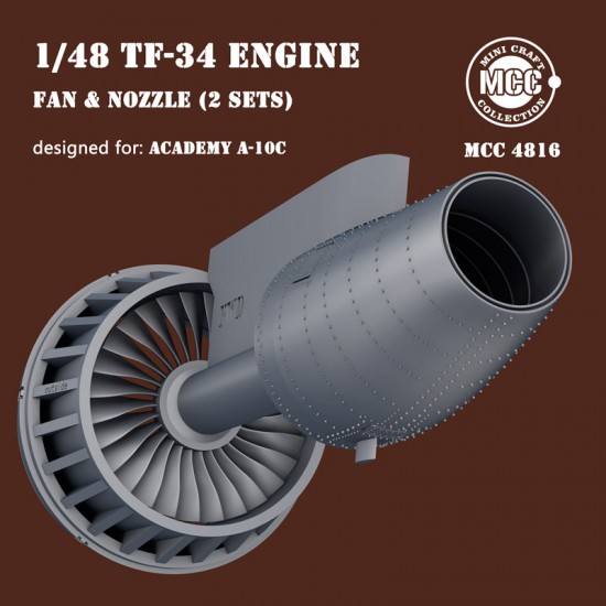 1/48 A-10C Thunderbolt II Engine Fan Blades and Nozzles for Academy kits 1/48 A-10C Thunderbolt II Engine Fan Blades and Nozzles for Academy kits