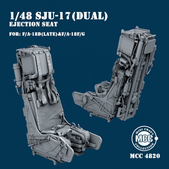 1/48 SJU-17 NACES Ejection Seats for F/A-18F & F/A-18D Late (2pcs) 1/48 SJU-17 NACES Ejection Seats for F/A-18F & F/A-18D Late (2pcs)