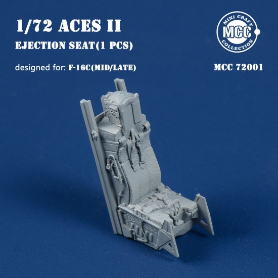 1/72 F-16C Fighter Mid/Late ACES II Wool Pad Ejection Seat (1pc) 1/72 F-16C Fighter Mid/Late ACES II Wool Pad Ejection Seat (1pc)