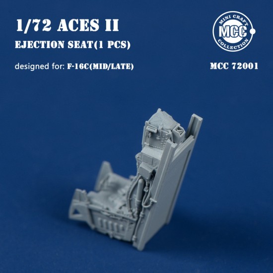 1/72 F-16C Fighter Mid/Late ACES II Wool Pad Ejection Seat (1pc) 1/72 F-16C Fighter Mid/Late ACES II Wool Pad Ejection Seat (1pc)