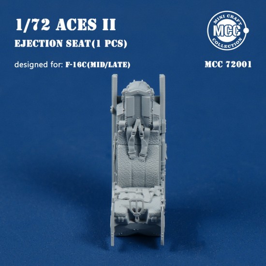 1/72 F-16C Fighter Mid/Late ACES II Wool Pad Ejection Seat (1pc) 1/72 F-16C Fighter Mid/Late ACES II Wool Pad Ejection Seat (1pc)