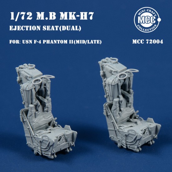 1/72 USN F-4 Phantom II M.B MK.H7 Ejection Seats since 1970s (2pcs) 1/72 USN F-4 Phantom II M.B MK.H7 Ejection Seats since 1970s (2pcs)