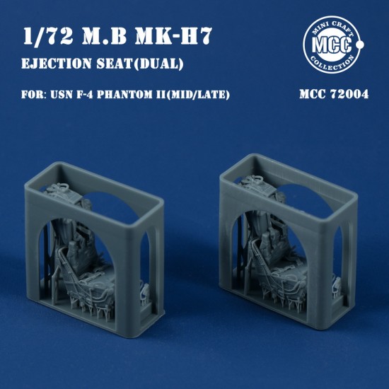 1/72 USN F-4 Phantom II M.B MK.H7 Ejection Seats since 1970s (2pcs) 1/72 USN F-4 Phantom II M.B MK.H7 Ejection Seats since 1970s (2pcs)