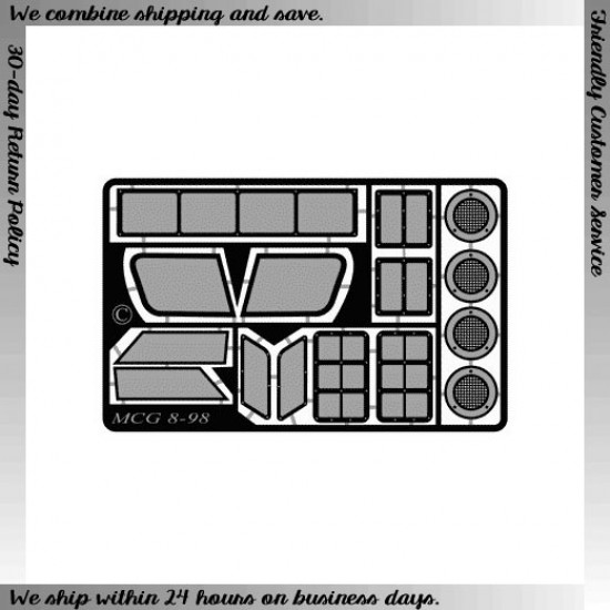 Photo-etched Grill and Duct Works for 1998 Pontiac Grand Prix Stock Car kits Photo-etched Grill and Duct Works for 1998 Pontiac Grand Prix Stock Car kits