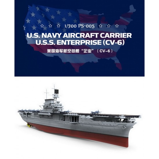 1/700 USS Enterprise (CV-6) Aircraft Carrier 1/700 USS Enterprise (CV-6) Aircraft Carrier